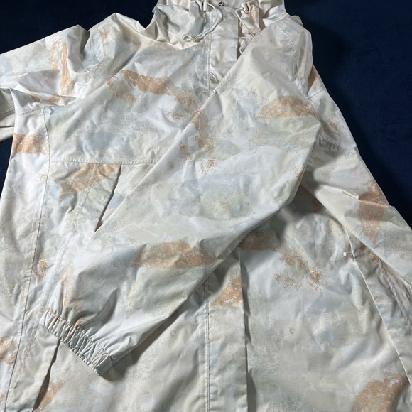 The North Face Women’s Printed Antora Parka Apricot Ice Canyon Camo 3X Raincoat - Picture 9 of 15